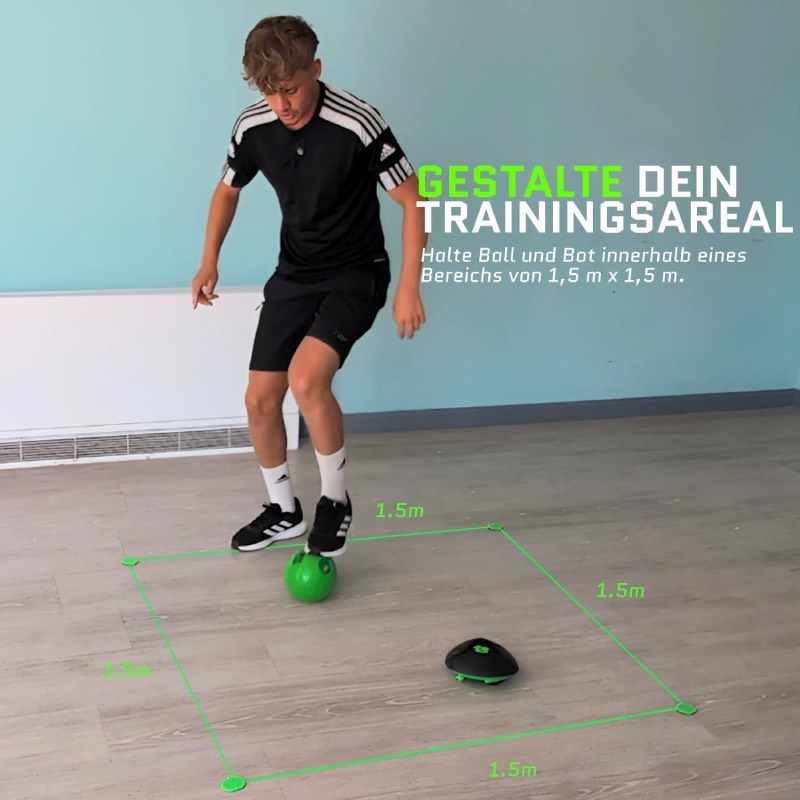 Indoor-Fußballtrainer: "Soccer Bot" von Strikesphere im Review von Strikesphere