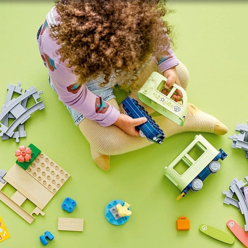 Bau- und Spielset: "Interaktive Abenteuer-Eisenbahn (10427)" von LEGO duplo im Review von LEGO duplo