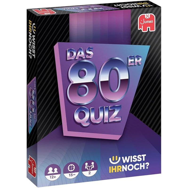 Quizspiel-The 80s Quiz – Nostalgic Question Game-Jumbo