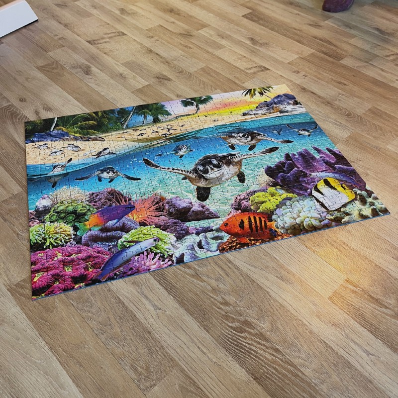 Familienpuzzle: "Meeresschildkröten (500 Teile)" von Ravensburger im Review von Ravensburger ©https://dadslife.at