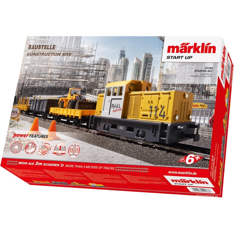 Elektrische Eisenbahn "Start up: Baustelle" von Märklin