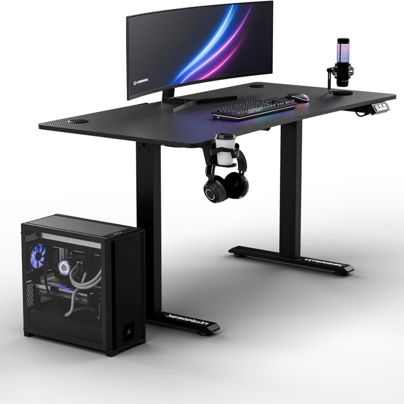 Höhenverstellbarer Gaming-Tisch: "Level V2" von Ultradesk im Review von Ultradesk