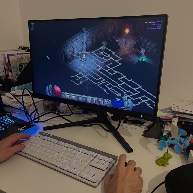 Gaming-Monitor: "Evnia 3000 (24,5 Zoll)" von Philips im Review von Philips ©https://dadslife.at