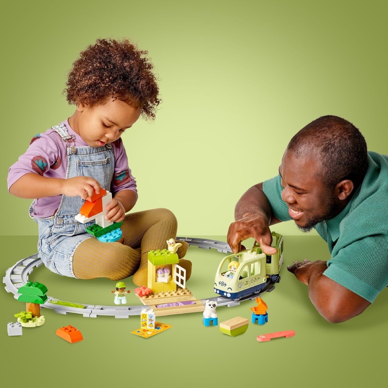 Bau- und Spielset: "Interaktive Abenteuer-Eisenbahn (10427)" von LEGO duplo im Review von LEGO duplo