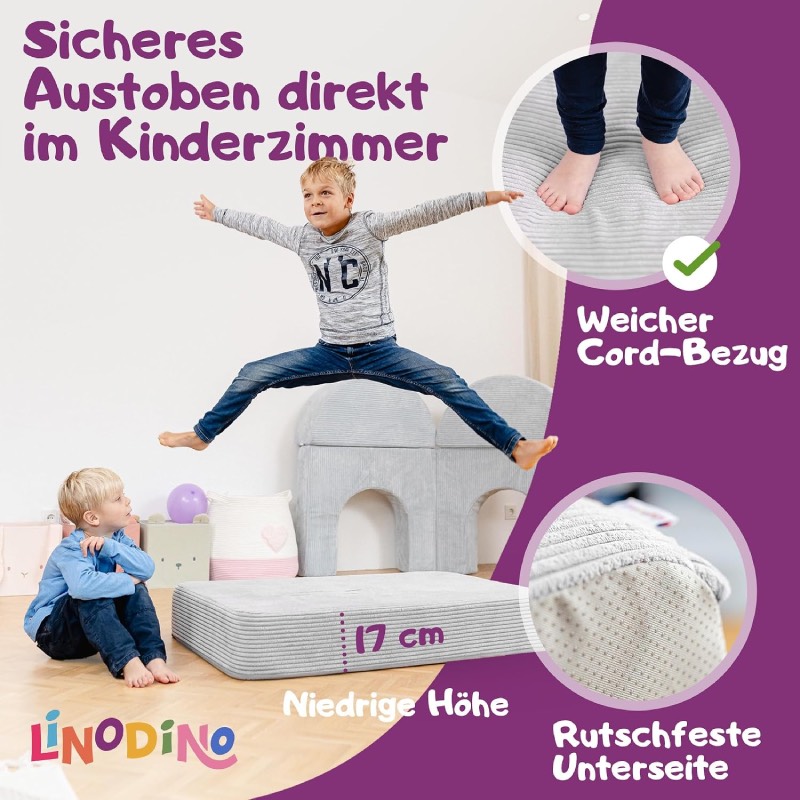 Hüpfpolster: "für Kinder" von Linodino im Review von Linodino