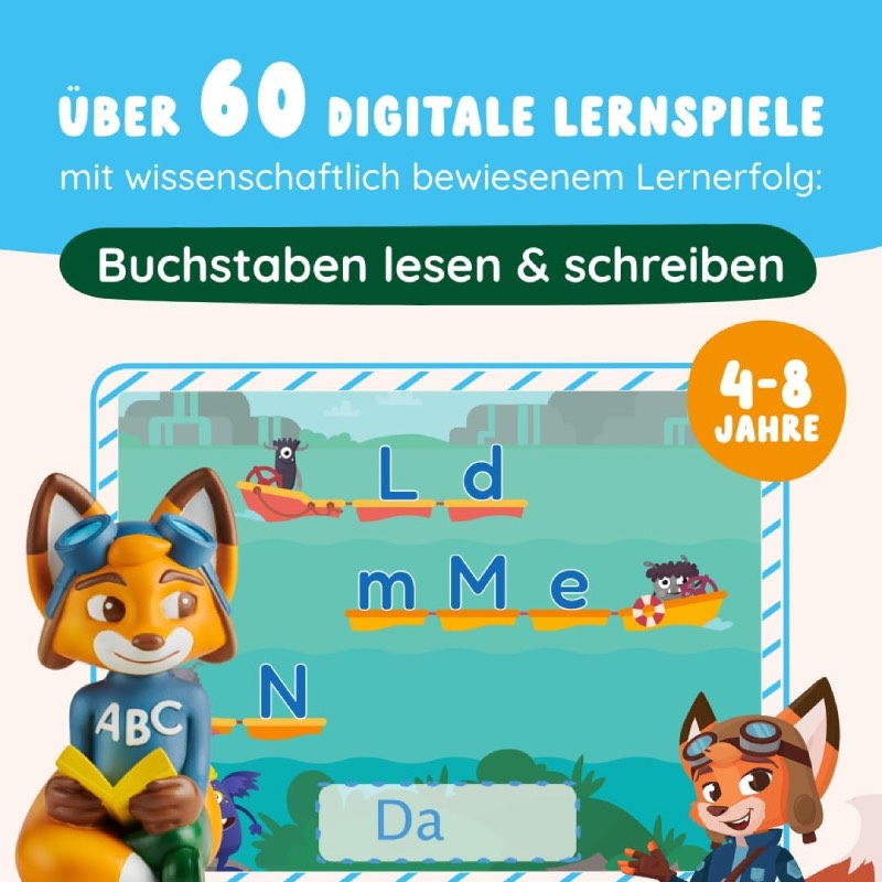 Lernspiel-Figur: "Mika ABC: Buchstaben Lesen & Schreiben - Stufe 2" von EDURINO im Review von EDURINO