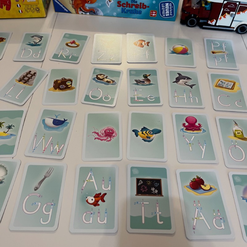 Lernspiel: "Die Schreib-Krake" von Ravensburger im Review von Ravensburger ©https://dadslife.at