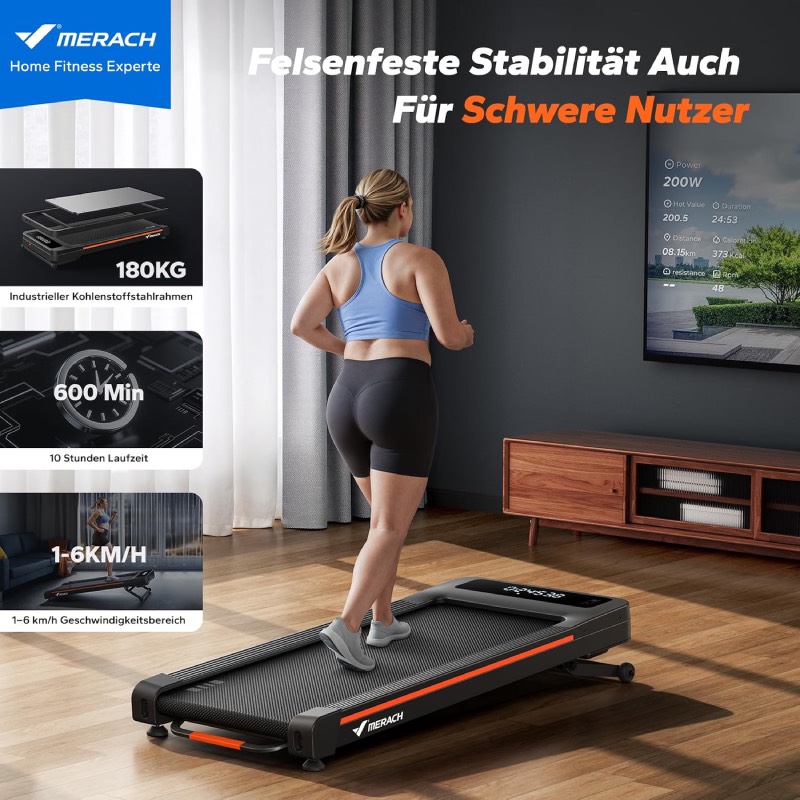 Walking Pad: "T25" von Merach im Review von Merach