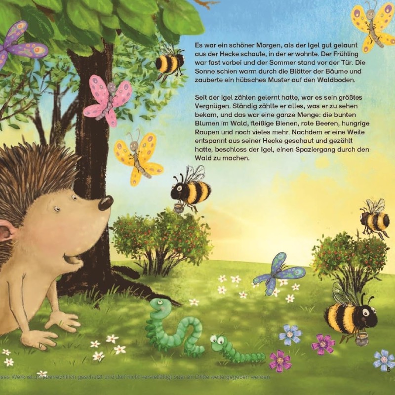 Kinderbuch: "Der Igel, der jede Menge zählen konnte" von reinhardt im Review von reinhardt