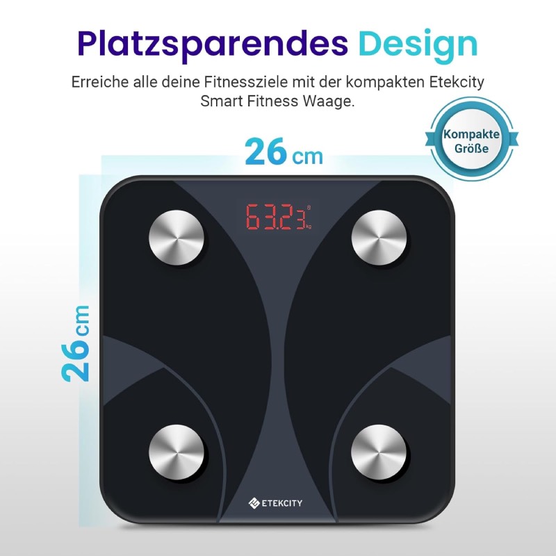 Körperfettwaage: "Fit 8s" von Etekcity im Review von Etekcity