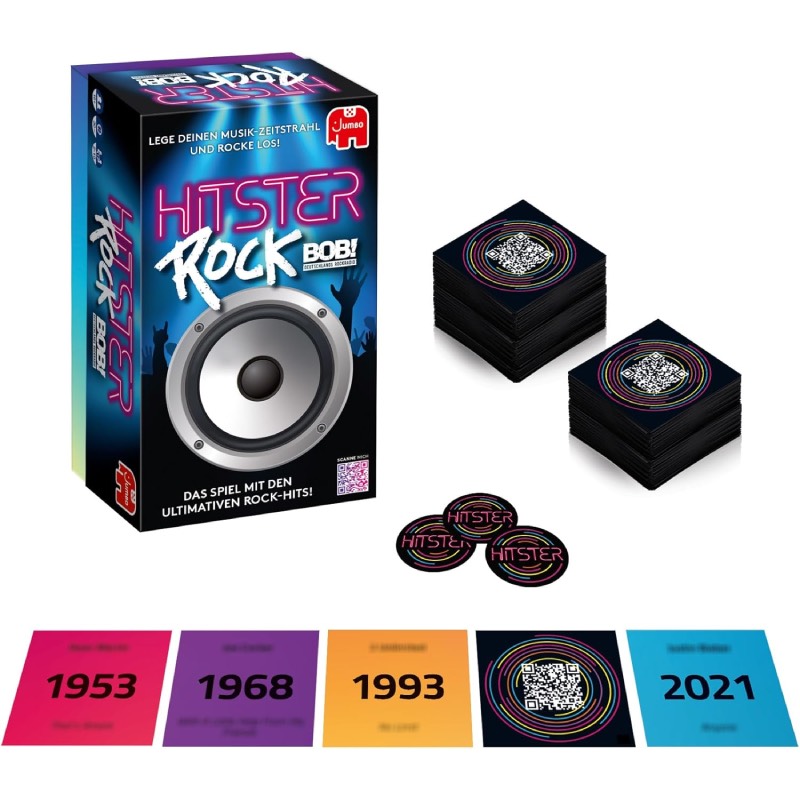 Partyspiel: "Hitster Rock" von Jumbo Spiele im Review von Jumbo Spiele