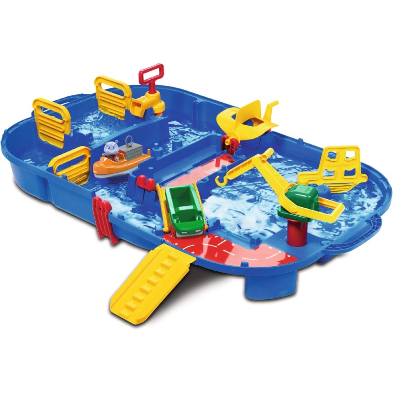Wasserbahn-Transportkoffer "Lock Box (27 Teile)" von AquaPlay