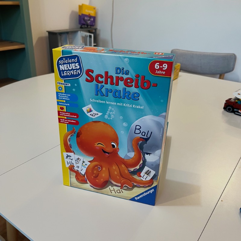 Lernspiel: "Die Schreib-Krake" von Ravensburger im Review von Ravensburger ©https://dadslife.at