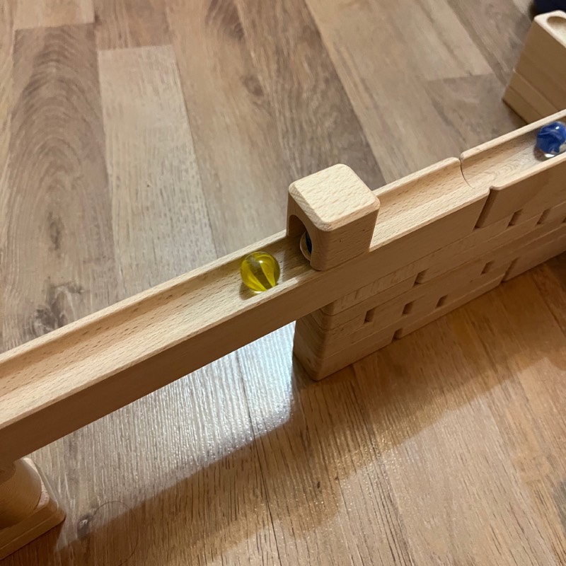 Holz-Murmelbahn: "M2 Basis (145 Teile)" von Baumkinder im Review von Baumkinder ©https://dadslife.at