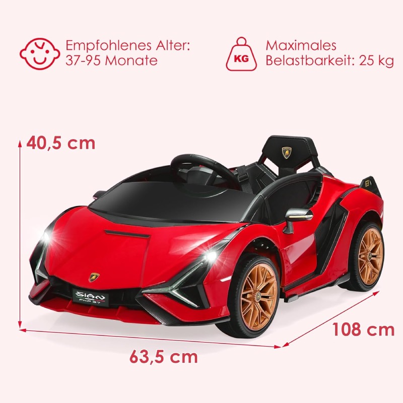 Kinder-Elektroauto "Lamborghini" von Costway