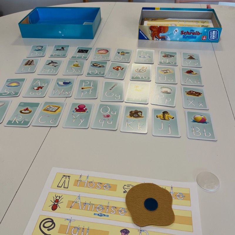 Lernspiel: "Die Schreib-Krake" von Ravensburger im Review von Ravensburger ©https://dadslife.at