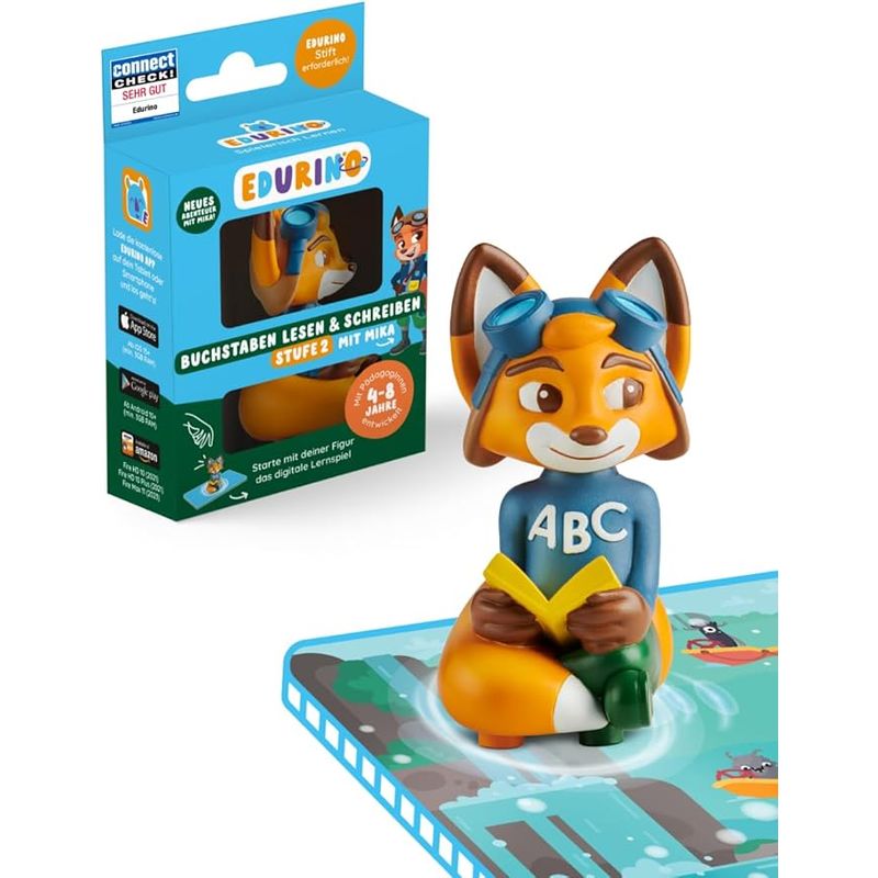 Lernspielzeug-Mika ABC: Buchstaben Lesen & Schreiben - Stufe 2-Edurino