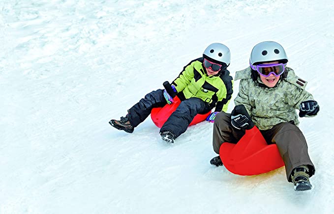 Schneerutscher Zipfelbob von Alpengaudi-in Aktion