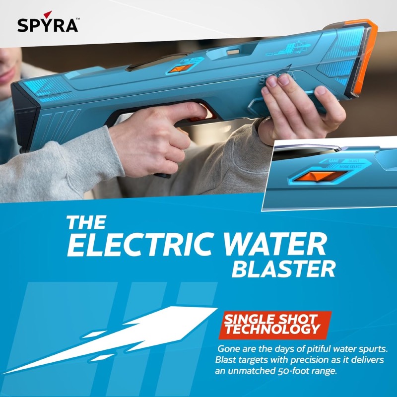 Elektrische Wasserpistole: "SpyraFour" von Spyra im Review von Spyra