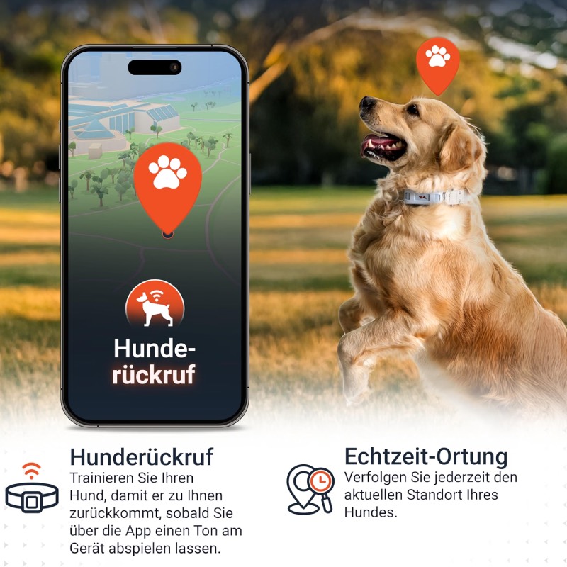 GPS Tracker für Hunde "Pet Finder 4G" von PAJ GPS