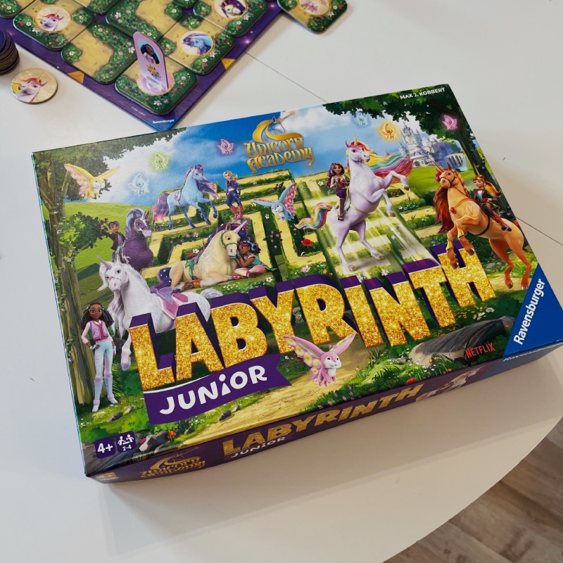 Brettspiel: "Unicorn Academy Junior Labyrinth" von Ravensburger im Review von Ravensburger ©https://dadslife.at