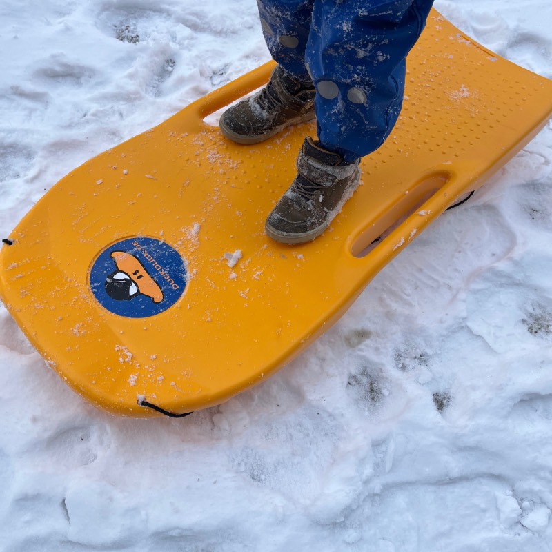 Kunststoff-Bob: "DuckDuck Board" von DuckDuck im Review von DuckDuck ©https://dadslife.at