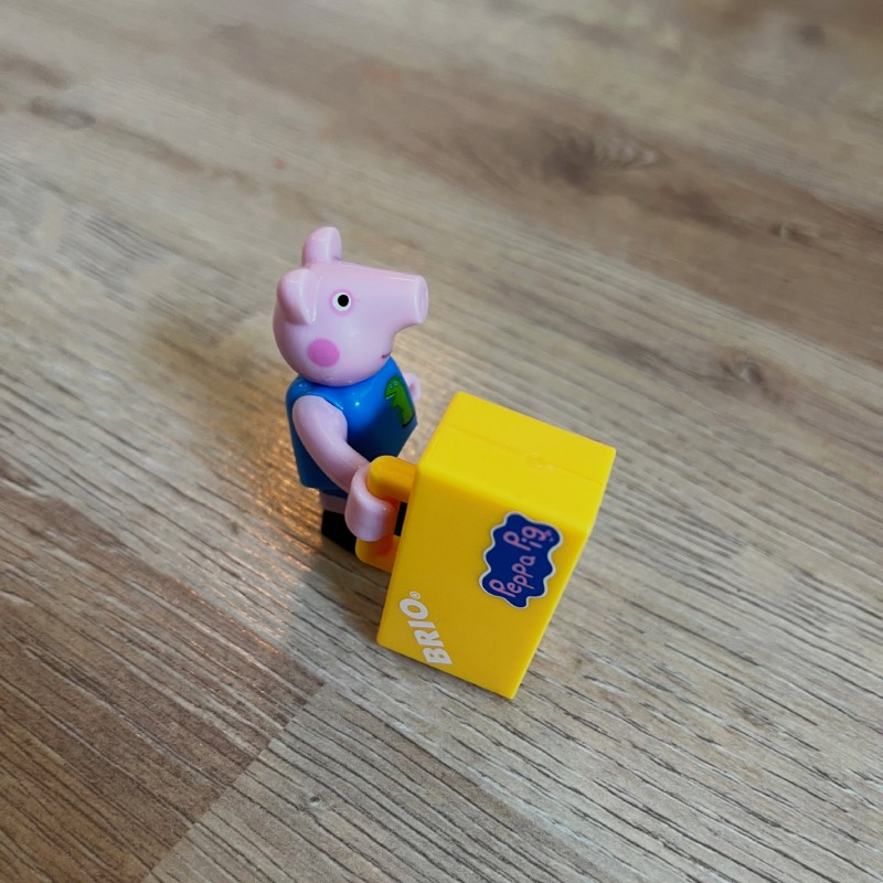 Spielzeug-Eisenbahn: "Peppa Wutz Zug" von BRIO im Review von BRIO ©https://dadslife.at
