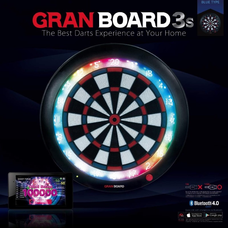Smarte Dartscheibe: "3s Blue" von GranBoard im Review von GranBoard