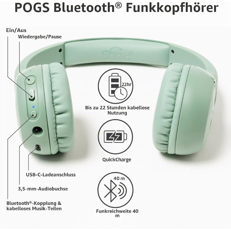 Kinderkopfhörer: "The Gecko 2" von POGS im Review von POGS