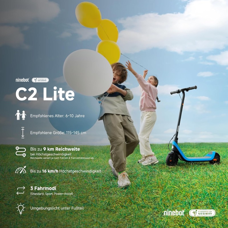 Kinder E-Scooter "C2 Lite" von Segway-Ninebot