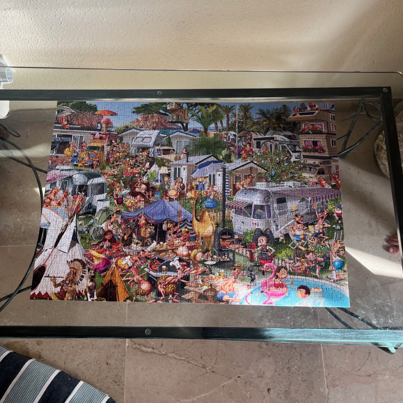 Puzzle: "Camping Chaos (1000 Teile)" von Piatnik im Review von Piatnik ©https://dadslife.at