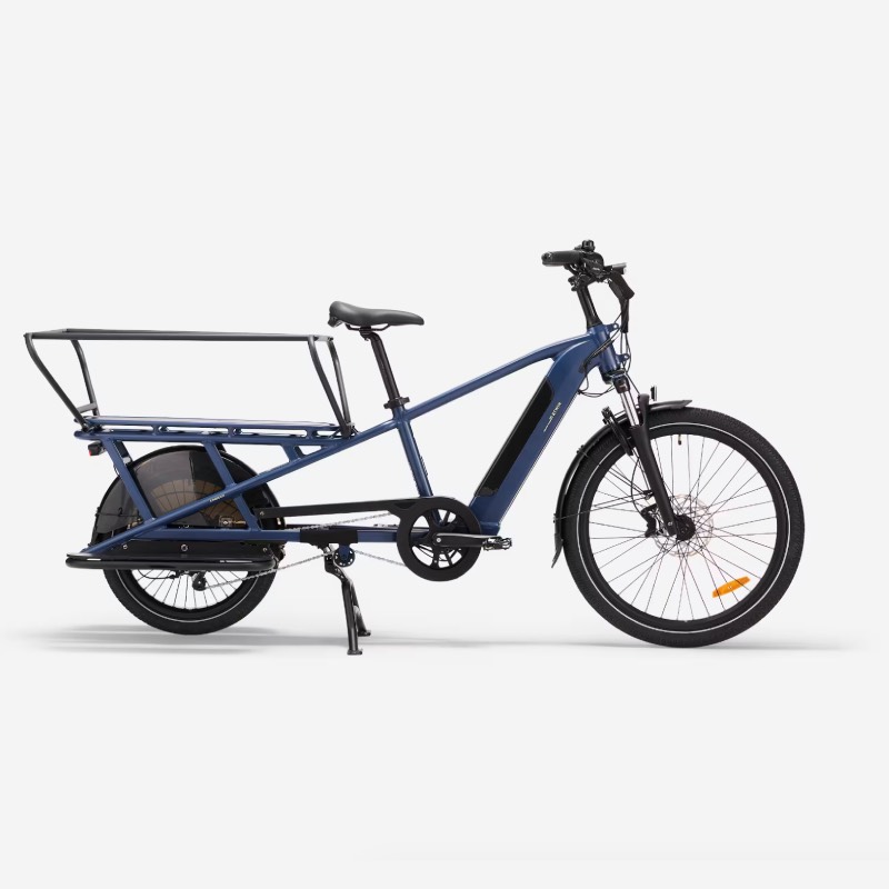 E-Lastenfahrrad "Cargobike Longtail E-Three 500" von BTWIN
