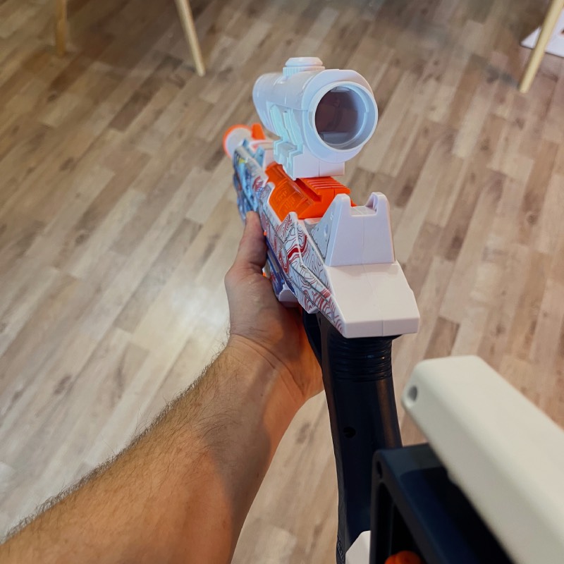 Blaster: "Loadout Arctic Zerostriker" von Nerf im Review von Nerf ©https://dadslife.at