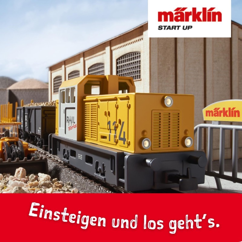 Elektrische Eisenbahn "Start up: Baustelle" von Märklin