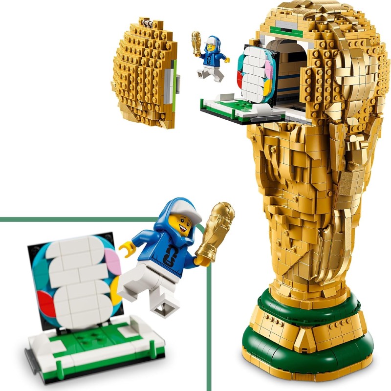 Bauset: "Offizieller FIFA-WM Pokal (43020)" von LEGO im Review von LEGO