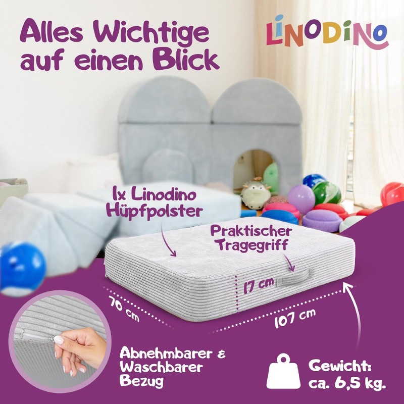 Hüpfpolster: "für Kinder" von Linodino im Review von Linodino