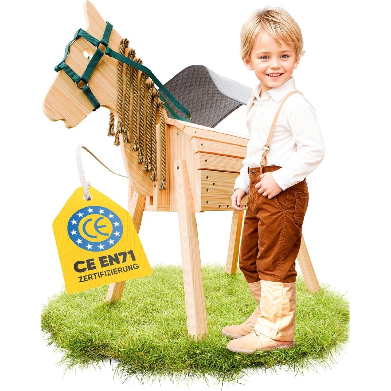 Holzpferd "Medium" von Friedo