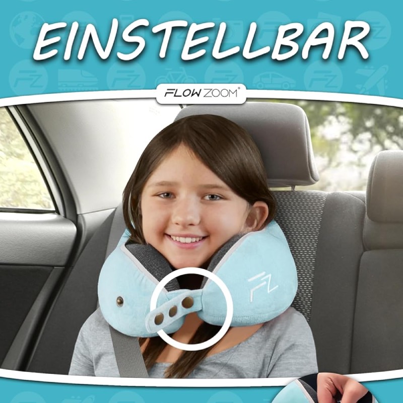 Nackenkissen für Kinder: "Comfy Kids" von Flowzoom im Review von Flowzoom