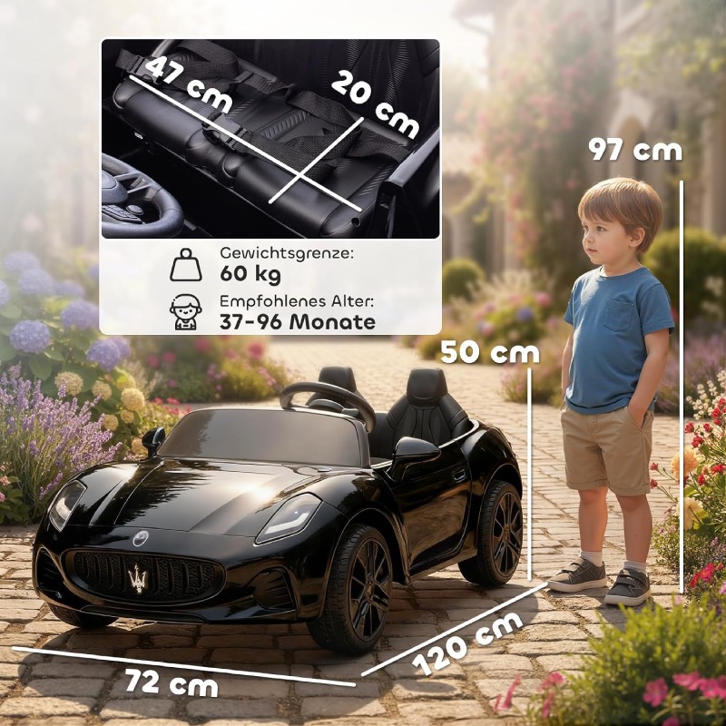 Kinder-Elektroauto "Maserati GranTurismo" von Aiyaplay