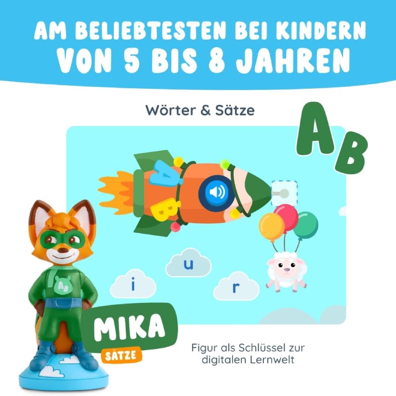 Lernspiel-Figur: "Mika Wörter & Sätze - Stufe 3" von EDURINO im Review von EDURINO