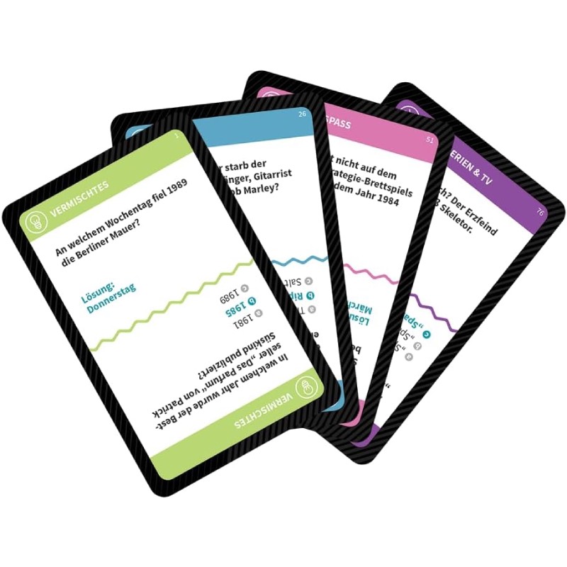 Quizspiel: "Wisst ihr noch? – Das 80er Quiz" von Jumbo Spiele im Review von Jumbo Spiele