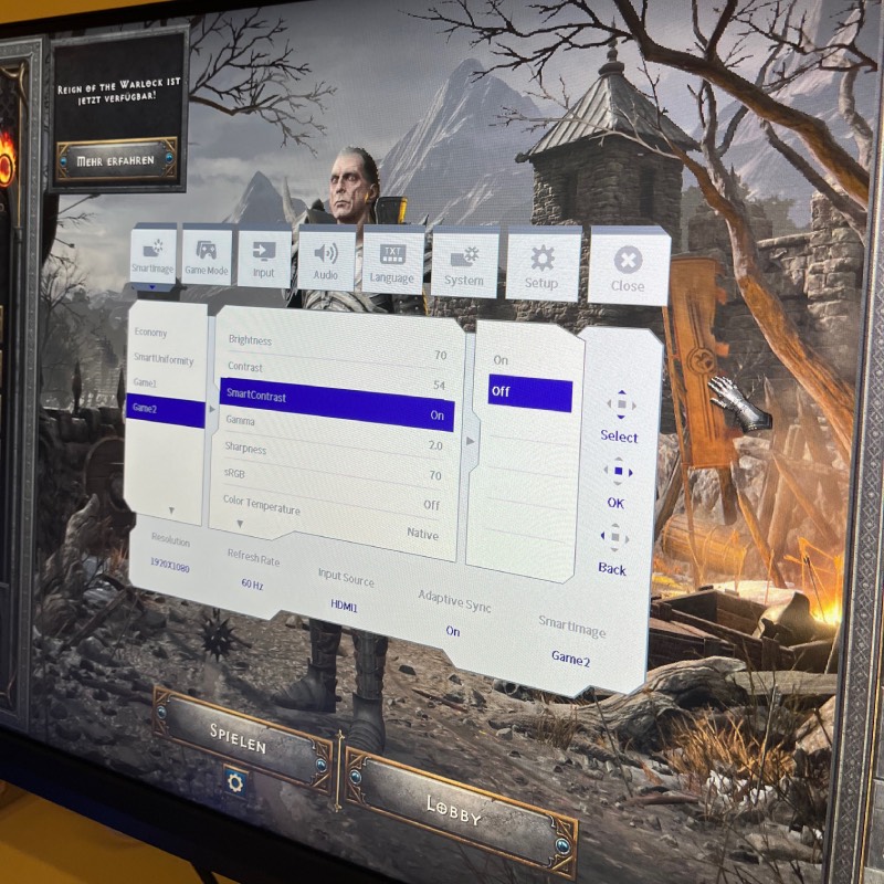 Gaming-Monitor: "Evnia 3000 (24,5 Zoll)" von Philips im Review von Philips ©https://dadslife.at