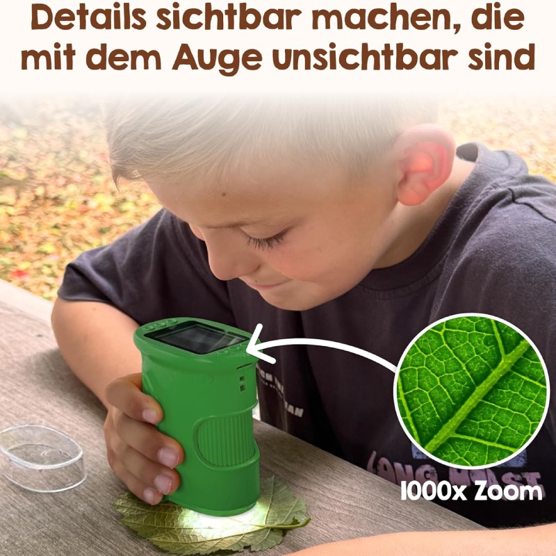 Digital-Mikroskop für Kinder: "1000x Zoom" von Edubini im Review von Edubini