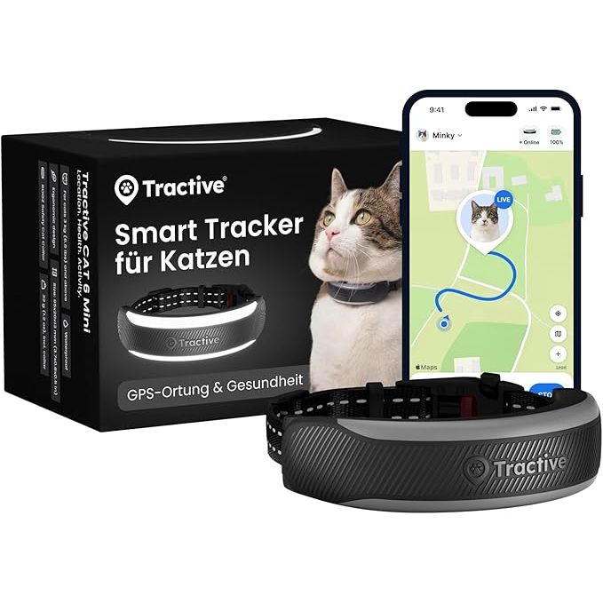 GPS-Tracker für Katzen-Smarter Katzen GPS Tracker Mini-Tractive