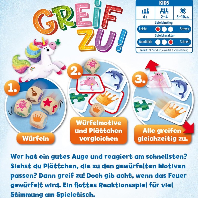Reaktionsspiel: "Greif zu!" von Schmidt Spiele im Review von Schmidt Spiele