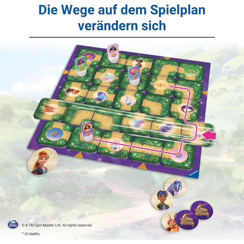 Brettspiel: "Unicorn Academy Junior Labyrinth" von Ravensburger im Review von Ravensburger