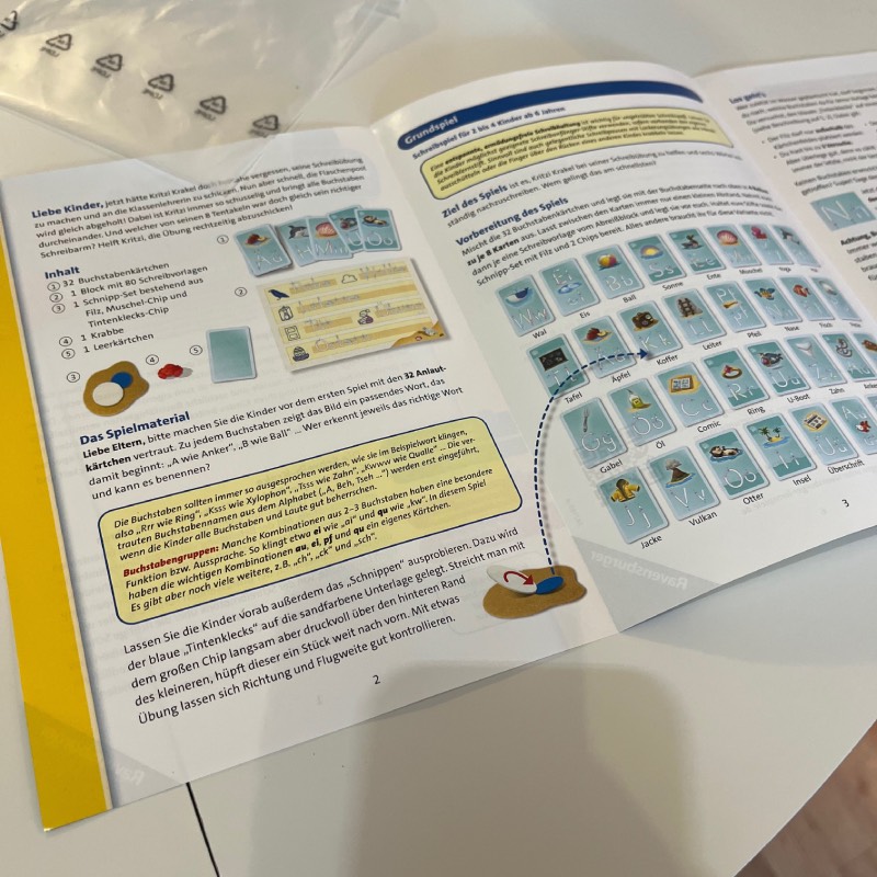 Lernspiel: "Die Schreib-Krake" von Ravensburger im Review von Ravensburger ©https://dadslife.at