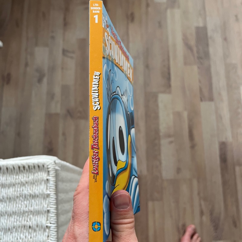Lustiges Taschenbuch: "Schwimmen" von Egmont im Review von Egmont ©https://dadslife.at