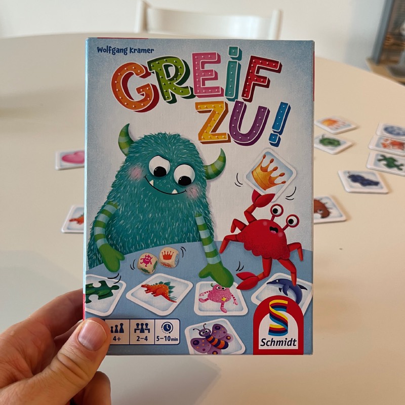 Reaktionsspiel: "Greif zu!" von Schmidt Spiele im Review von Schmidt Spiele ©https://dadslife.at