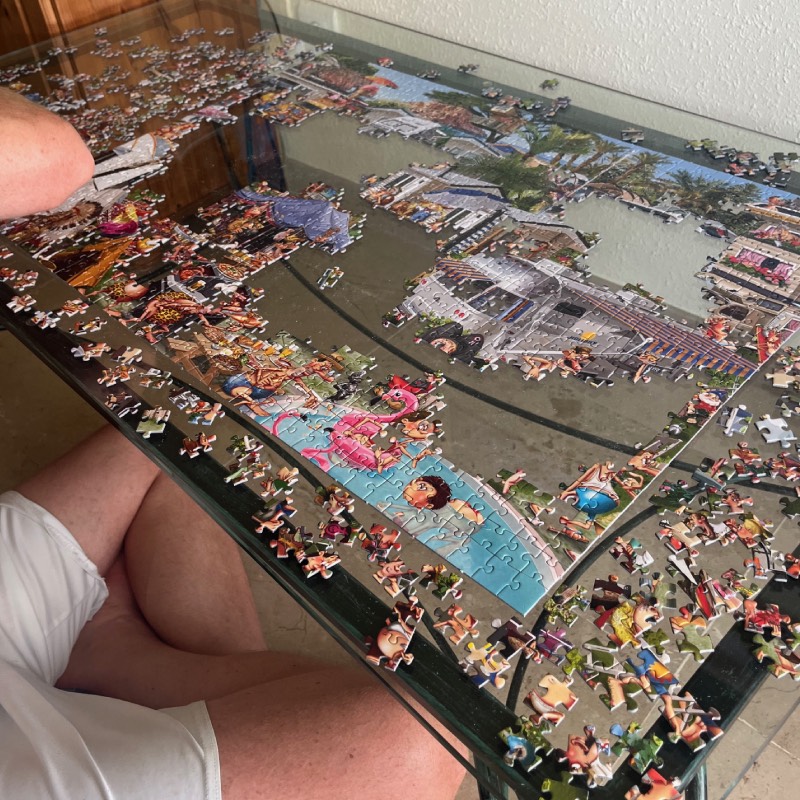 Puzzle: "Camping Chaos (1000 Teile)" von Piatnik im Review von Piatnik ©https://dadslife.at